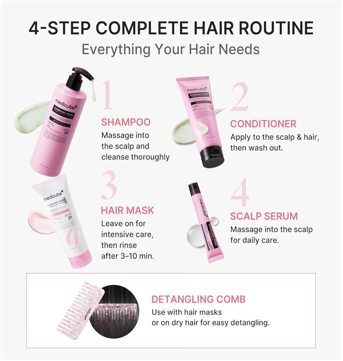 ROSEMARY PDRN GLASS HAIR SET - PRE-ORDER