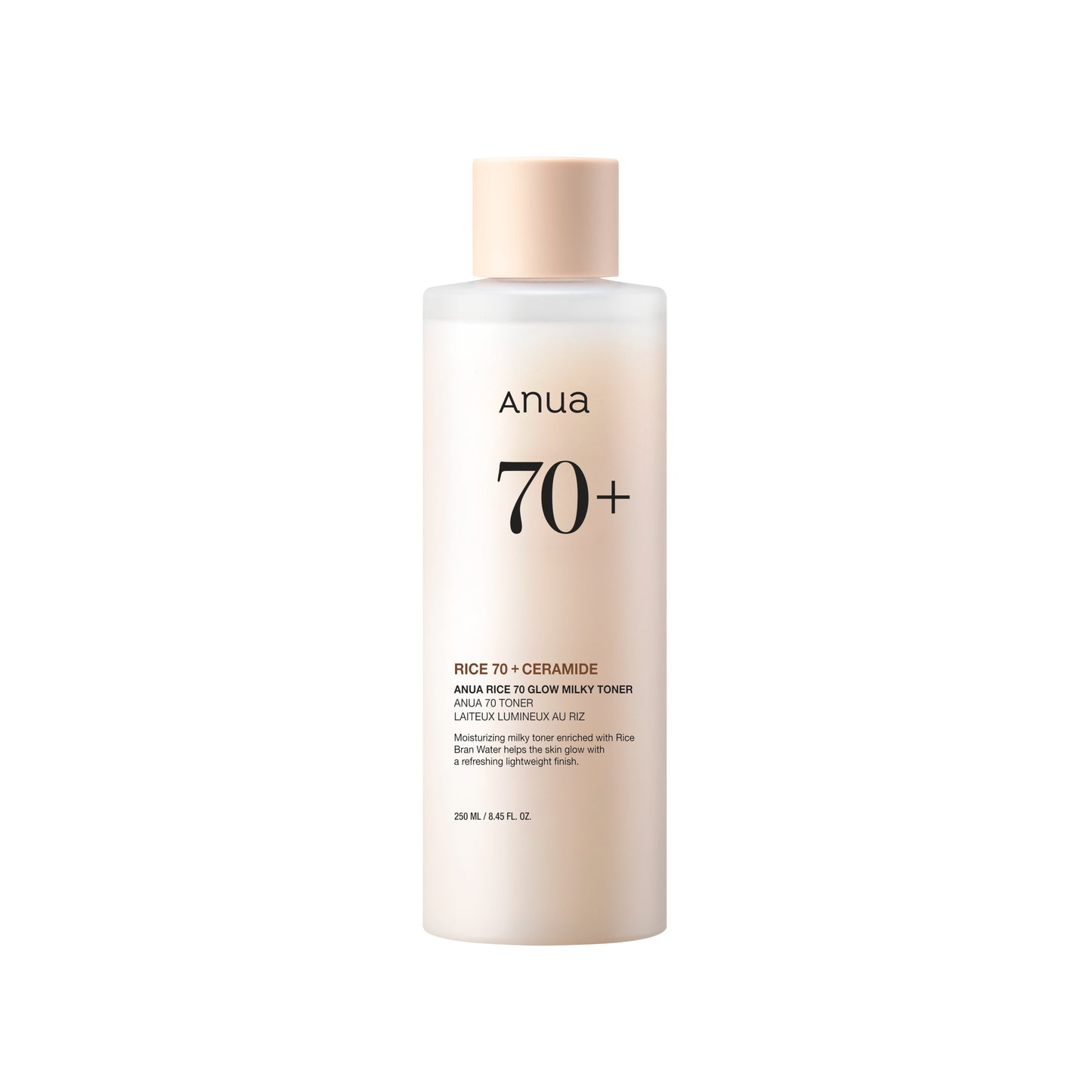 ANUA - RICE 70+ GLOW MILKY TONER - 250ML