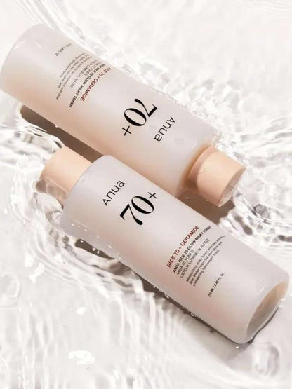ANUA - RICE 70+ GLOW MILKY TONER - 250ML