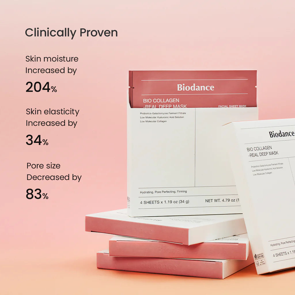 BIO-COLLAGEN REAL DEEP MASK - 4 SHEET MASK