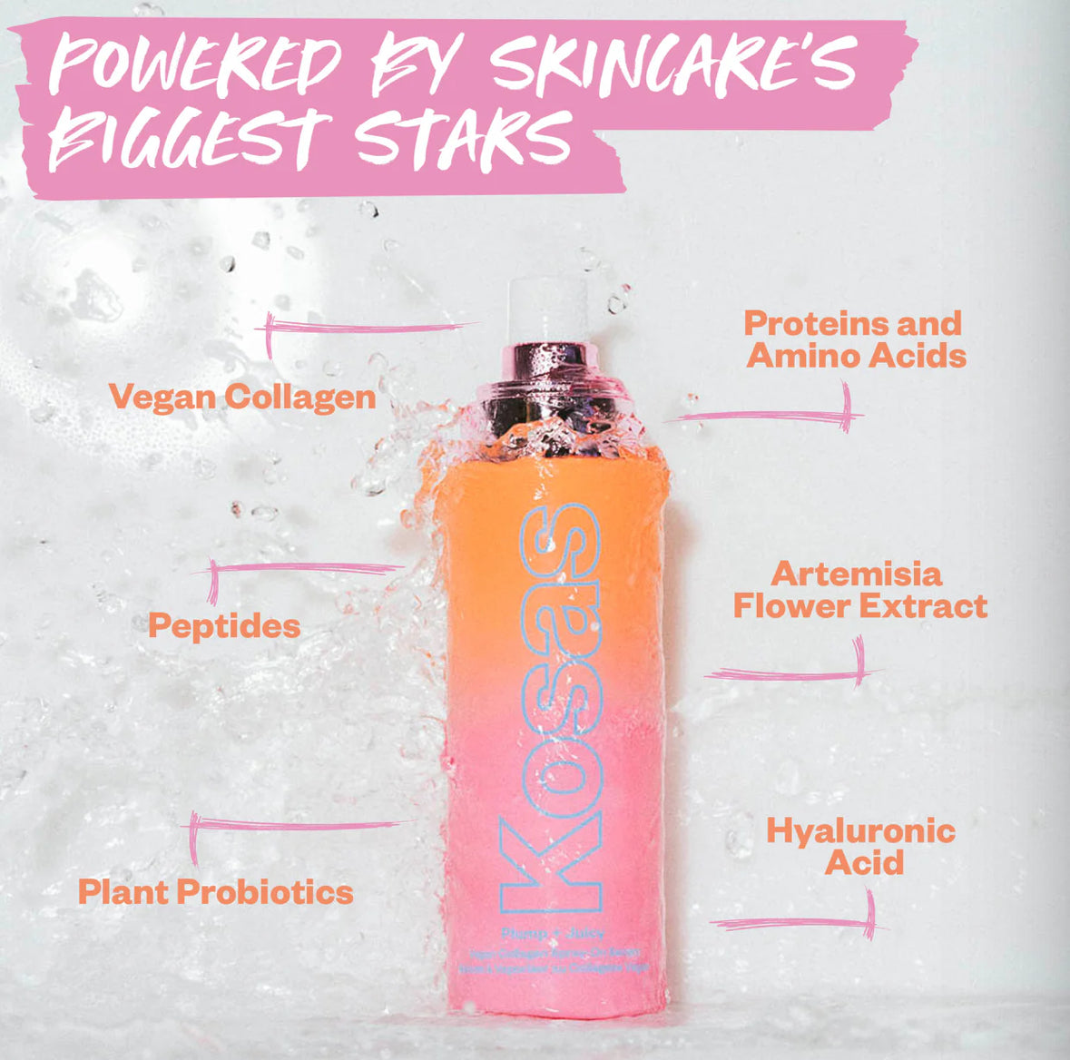 KOSAS - PLUMP + JUICY VEGAN COLLAGEN SPRAY-ON SERUM